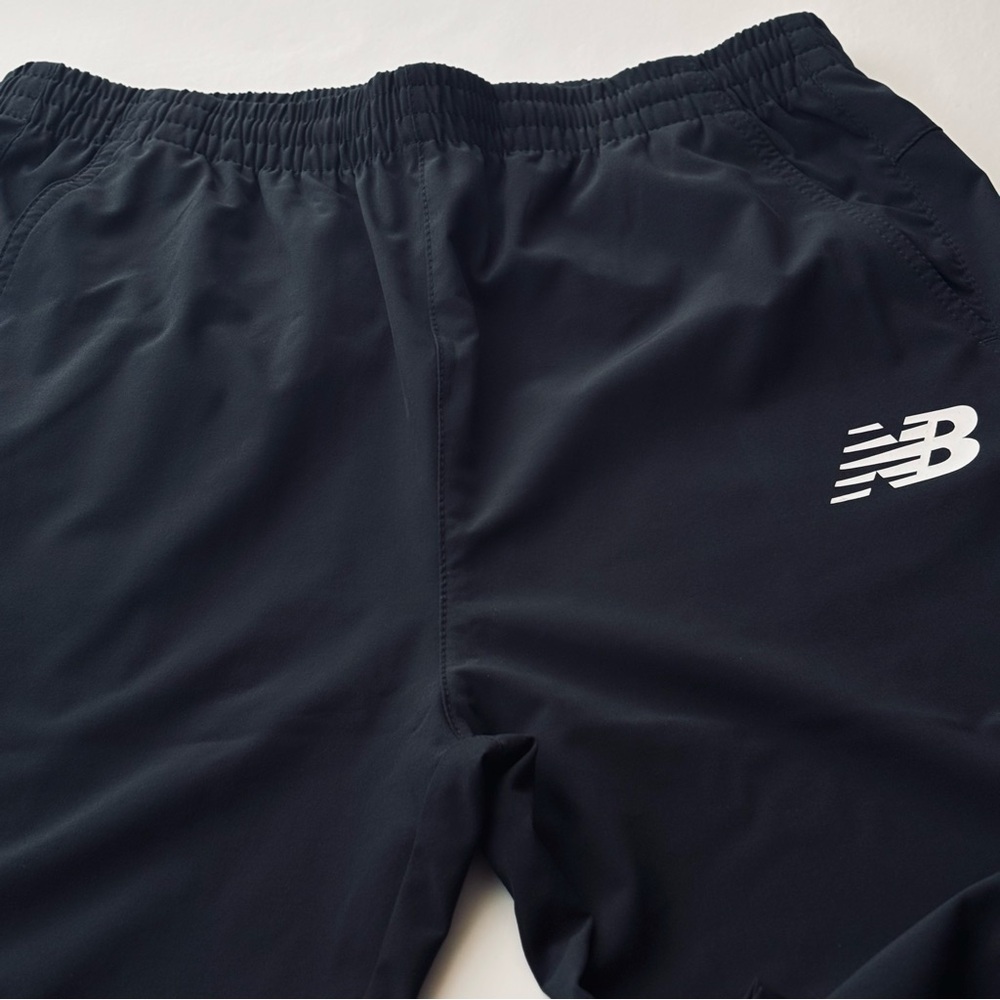 NEW BALANCE Athletic Pants with Drawstring Waist Ankle Zippers Size L Pre-Owned